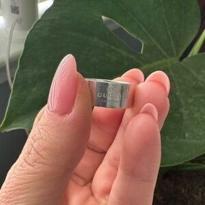 Gucci Trademark Wideband Ring